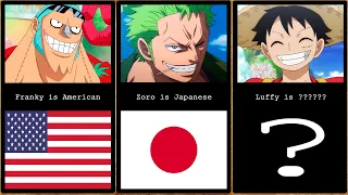 One Piece Characters Nationality | Countries of Origin