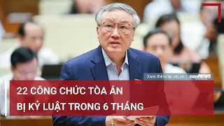 Chánh án TAND Tối cao Nguyễn Hòa Bình: 22 công chức tòa án bị kỷ luật trong 6 tháng | VTC News