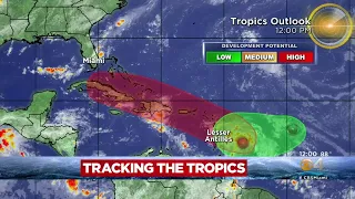 Tracking The Tropics: Watching Two Disturbances In The Atlantic