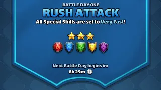 3☆ Rush Attack (All Colors) Day 1