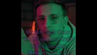 Davo 92_Madam_Lyrics | Դավո 92_Մադամ_Կարաոկե | SsrM KMuzic