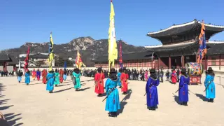 Reenactment of Joseon dynasty royal guards, Gyeongbokgung Palace (1/2)