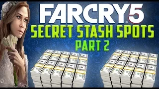 FARCRY 5 - SECRET STASH SPOTS IN FAITH REGION! (Perk Points, Weapons, Ammo, and Vehicles!)