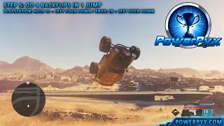 Saints Row - A Car Named Simone Trophy / Achievement Guide (Quadruple Backflip Super Air Control)