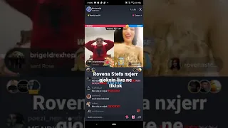 rovena stefa nxjerr gjoksin live ne tiktok