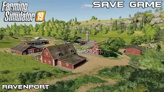 Save Game v2 | Animals on Ravenport | Farming Simulator 19