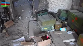 Ammo Depot of Armenian Army Captured by Azerbaijan Military Forces