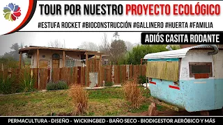 🔥 TOUR por nuestro PROYECTO ECOLÓGICO en Invierno, ADIÓS CASA RODANTE #EstufaRocket #BioConstrucción