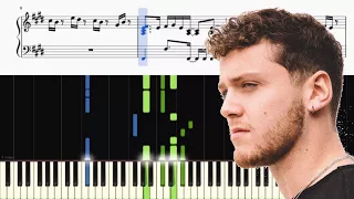 Bazzi - Mine - Piano Tutorial + SHEETS