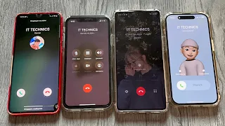 Incoming Outgoing Call IPhone 14pro vs Samsung S21 vs Infinix NOTE 30pro vs iPhone 11