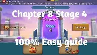 Lords mobile Vergeway chapter 8 Stage 4 easiest guide