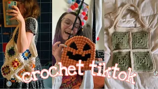 TIKTOK CROCHET KNITTING COMPILATION #011 | crochet bags edition part 1