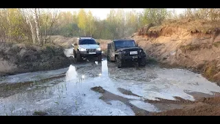 Битва UAZ VS JEEP GRAND CHEROKEE 4.7