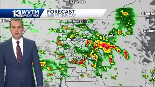 More storms for Easter Sunday