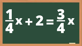 Solving equations with fractional coefficients