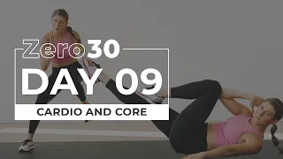 30-Minute Cardio and Core Workout (No Equipment) | Zero30 Day 9