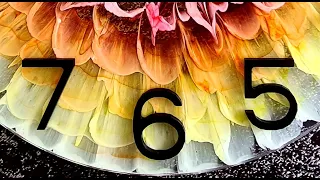 #1431 My First Attempt At A HUGE 3D Resin Flower Clock