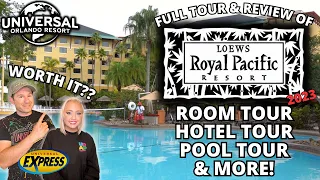 Loews Royal Pacific Hotel at Universal Orlando: FULL Tour & Review: Room, Pool, Hotel & More | 2023