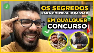 3 DICAS DE COMO PASSAR + RÁPIDO EM CONCURSOS!