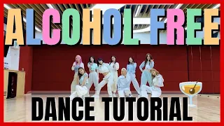 TWICE 'Alcohol-Free' Dance Practice Mirror Tutorial (SLOWED)