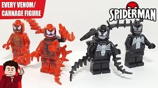 EVERY LEGO Venom & Carnage Minifigure Ever Released