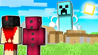 ENCONTRAMOS UN CREEPER DE DIAMANTE GIGANTE 😱 RAPTORGAMER MINECRAFT ROLEPLAY