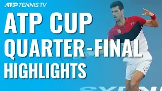 Djokovic & Serbia, Nadal & Spain Reach Semi-Finals! | ATP Cup 2020 Quarter-Final Highlights
