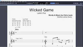 Larkin Poe Wicked Game in C major