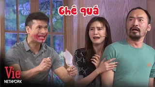 Tiến Luật, Lan Ngọc khiếp sợ khi bị Trương Thế Vinh hóa Joker hù | 7 Nụ Cười Xuân Mùa 3