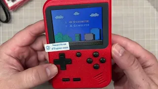 Handheld Game Console Review | Portable Retro Video Game Console with 500 Classical FC Games