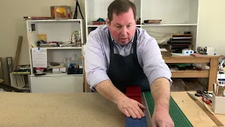 How to cut book board by hand