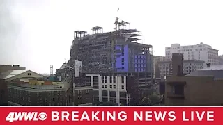Hard Rock Hotel collapse site in New Orleans