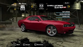 nfs most wanted  - Dodge Challenger SRT8 Mod Gameplay