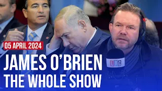 Netanyahu's allies are pleading with him to stop | James O'Brien - The Whole Show