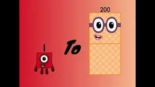 Numberblocks 1 to 200 (1 to 100 v2 and Intro v1,5)
