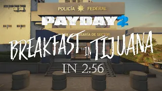 Payday 2 - Breakfast in Tijuana Solo Speedrun DS ( 2:56 )