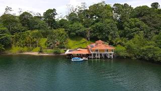 For Sale - Move-in-ready, two Houses with private beach and two boats in Bocas del Toro, Panama