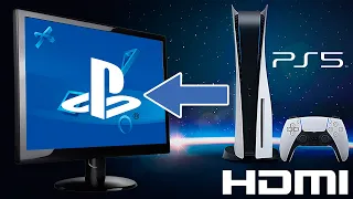 How to connect PlayStation 5 with HDMI and PC with DVI to PC monitor.