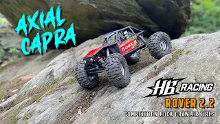 Testing HB Rover 2.2 tires | Axial Capra & friends #TaunusCrawler #AxialCapra