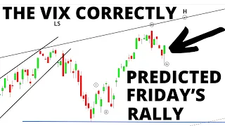 Stock Market CRASH:  The VIX Correctly Predicted Friday's Rebound Rally on the S&P 500 & DJIA