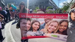 Covid 19 measures demonstration in Chur🇨🇭Part5