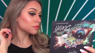 Shimmer Green Eyeshadow Tutorial - Bondi 24 Eyeshadow Palette - Klara Cosmetics