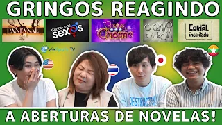 Gringos reagindo a aberturas de novelas! #2