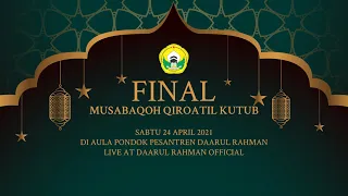 LIVE !  FINAL MUSABAQOH QIRO'ATIL KUTUB ON MOVE (2020 - 2021)