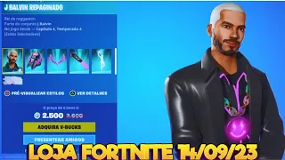 LOJA HOJE 14 DE SETEMBRO - LOJA FORTNITE 14 DE SETEMBRO - NOVO ESTILO BALVIN