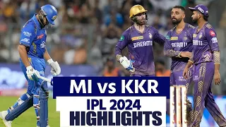 Mumbai Indians Vs Kolkata Knight Riders IPL Match 60 Highlights 2024 | IPL2024, bengal sports media