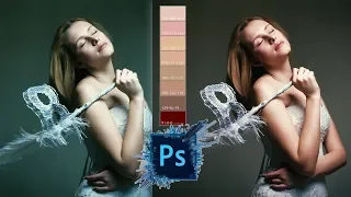 Photoshop tutorials / Skin retouching based on skin color in Photoshop