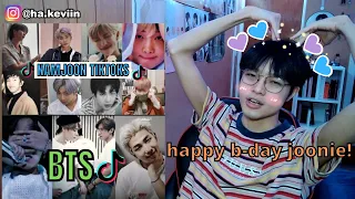 BTS KIM NAMJOON (RM) Birthday TIKTOKS and BTS TIKTOK COMPILATIONS 2022 (Reactions)