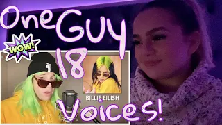 ONE GUY ,18 VOICES !!! THAT'S COOL :) | REACTION !!!