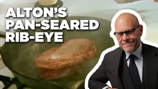 Alton Brown's 5-Star Pan-Seared Rib-Eye | Good Eats: Reloaded | Food Network